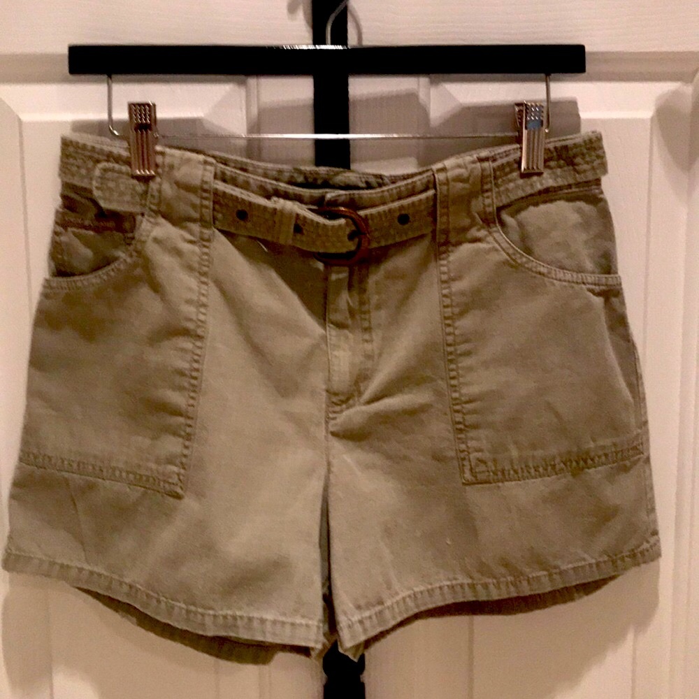 DKNY shorts. Olive green size 6